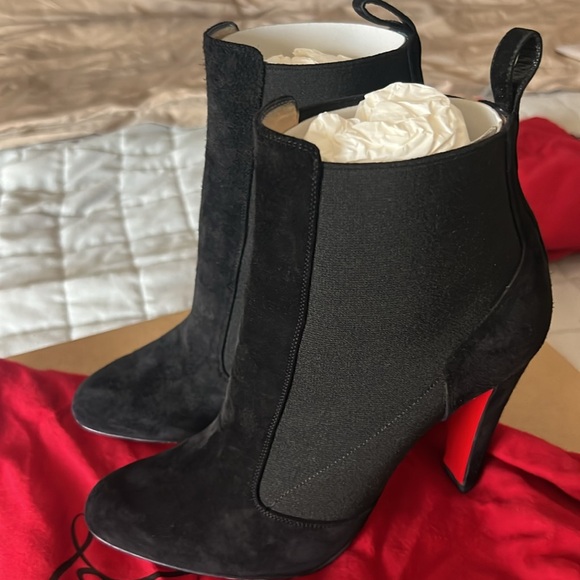 CHRISTIAN LOUBOUTIN booties! AUTHENTIC - Picture 2 of 11